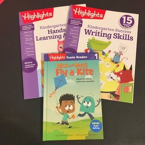 Highlights kindergarten success books/workbooks